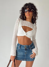 Faya Low Rise Denim Mini Skirt Dark Blue