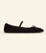 ELENI MARY JANE -- BLACK SUEDE